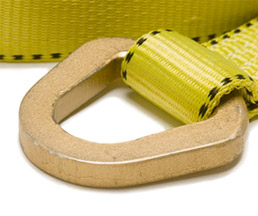 Eslingas con extremos metálicos, detalle